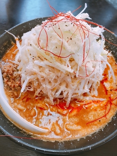 「冬の絶景味噌ふじ麺3辛」@景勝軒 伊勢崎総本店の写真