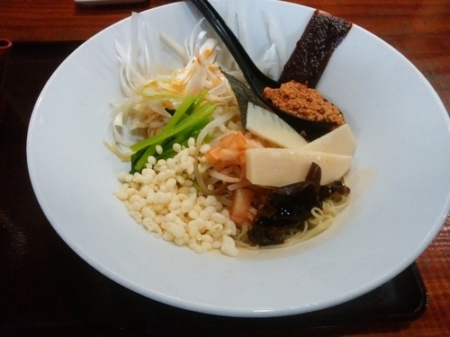 「まぜ麺(冷・細麺)」@イツワ製麺所食堂の写真