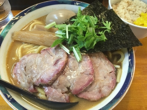 「特らあめん＋小ライス」@らぁめん 葉月の写真