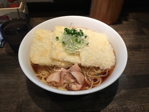 「冷やしキツネ麺」@元祖一条流がんこ 長津田分店の写真