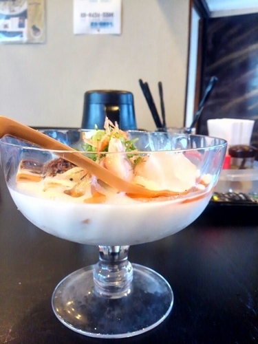 「（限定）海老とトウモロコシの冷やし　950円」@麺場voyageの写真