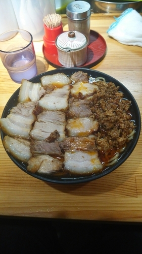 「激辛チャーシュー麺(中)」@北大塚ラーメンの写真