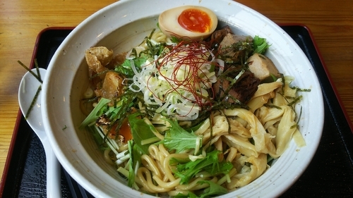 「鶏油そば(大盛300g)」@地鶏らーめん 秋津の写真