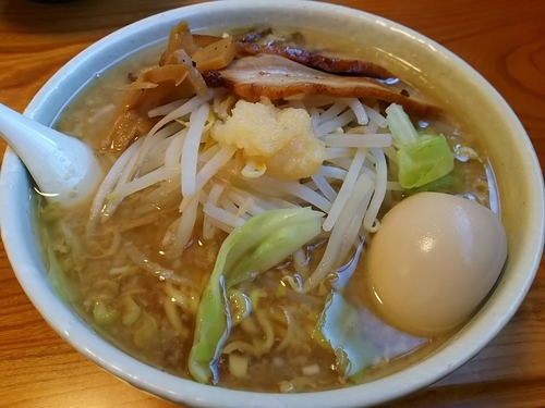 「小次郎　（大盛り）　＋味玉：サービス券」@だるま矢の写真