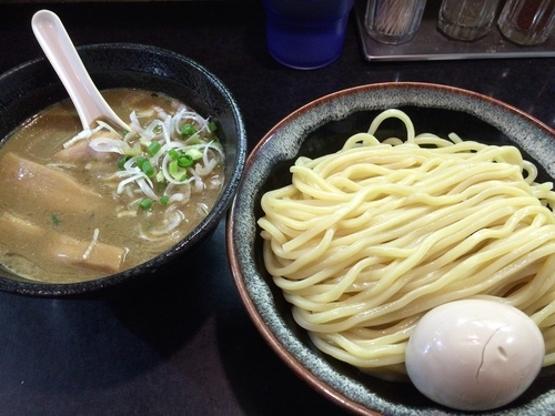 「【4周年限定】濃厚つけ麺 800円 + 味玉100円」@麺処 晴の写真