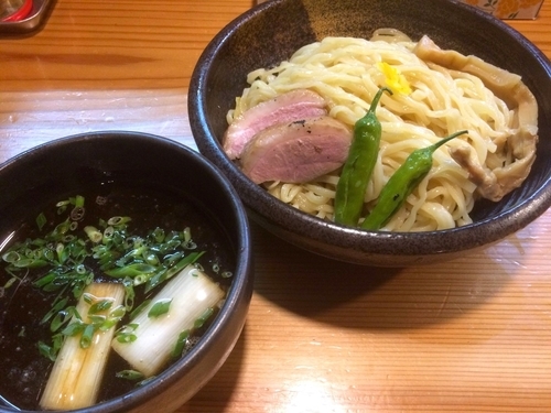 「鴨つけそば（800円）」@はりけんラーメン 南店の写真