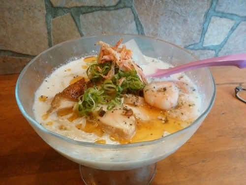 「海老とトウモロコシの冷やし」@麺場voyageの写真