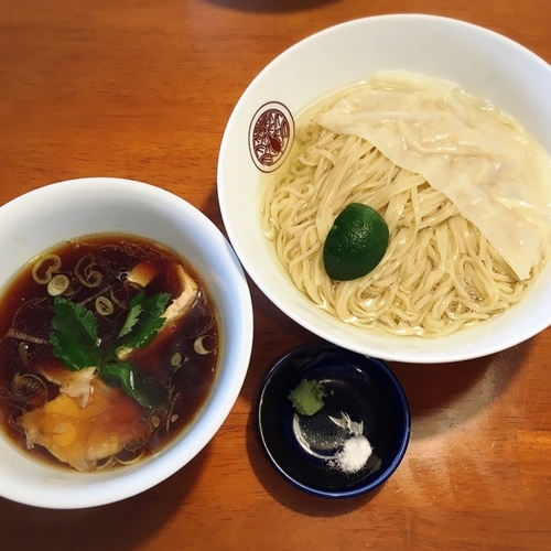 「鶏醤油つけそば」@らぁ麺とうひちの写真