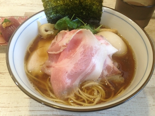 「特製煮干そば」@中華そば 四つ葉の写真