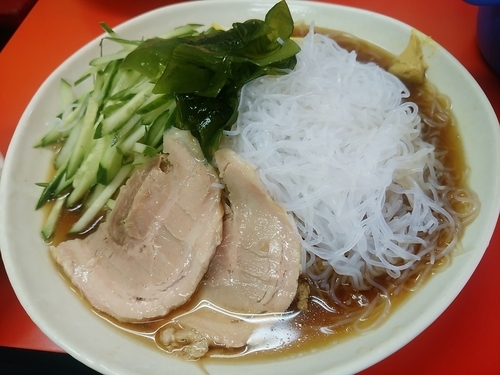 「冷し中華(並盛)700円」@百亀楼の写真