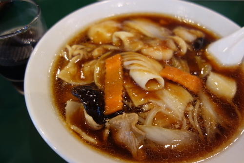 「広東麺500円（7/31まで）」@百香亭 野田店の写真