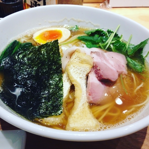 「塩そば白」@銀座 風見の写真