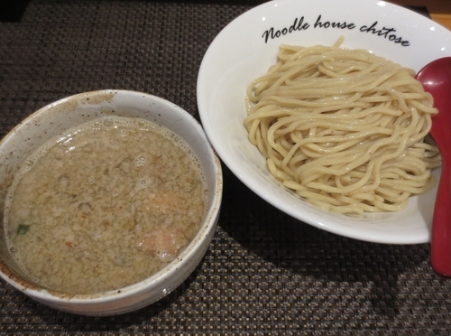 「背脂魚介つけ麺　750円」@麺庵ちとせの写真