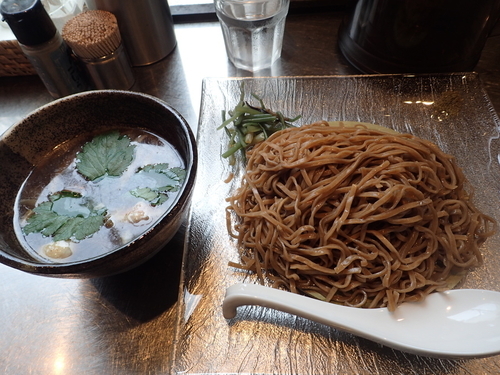 「鴨つけそば（900円）」@日の丸さんじの写真