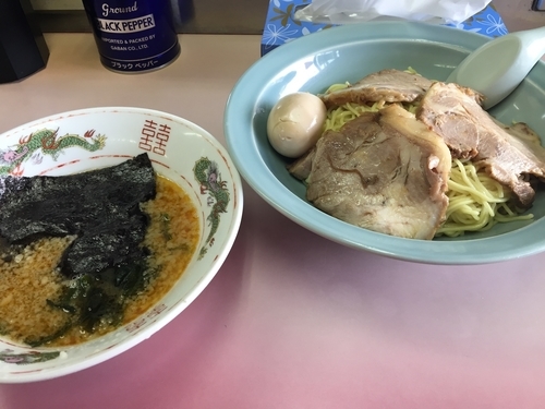 「チャーシューつけ麺」@ラーメンショップ 鹿浜の写真