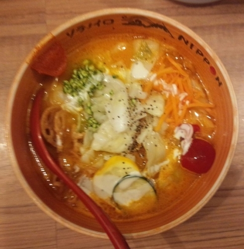 「ベジソバ900円」@ソラノイロ NIPPONの写真