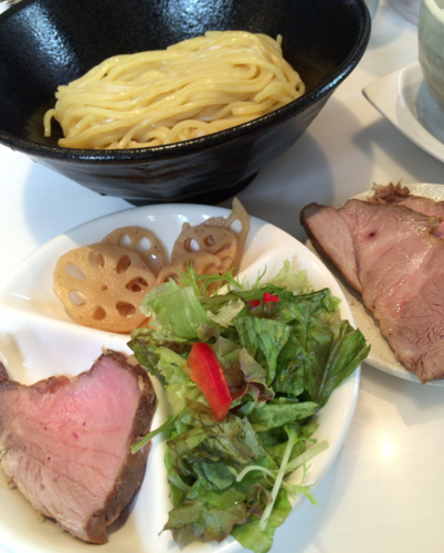 「つけそば 850円+チャーシュー150円」@麺や 彩～iro～の写真