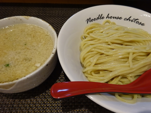「背脂魚介つけ麺　　750円」@麺庵ちとせの写真
