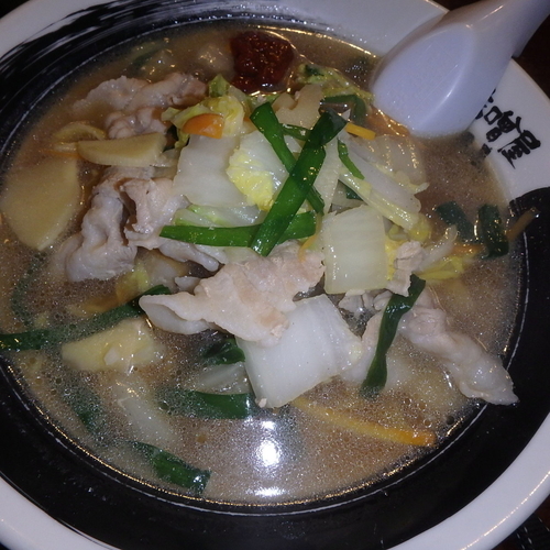 「新・五目湯麵(850円)、チャーハン(400円)」@味噌屋 蔵造の写真