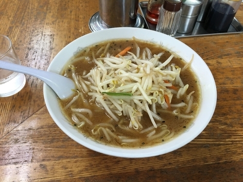 「もやしラーメン (天芯メニュー)  560円」@天芯ラーメン 瑞穂店の写真