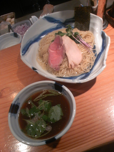 「濃縮貝出汁つけそば９００円」@麺処 篠はらの写真