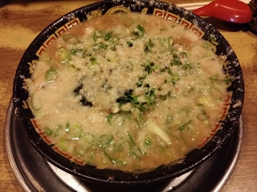 「とんこつラーメン」@無鉄砲 大阪店の写真