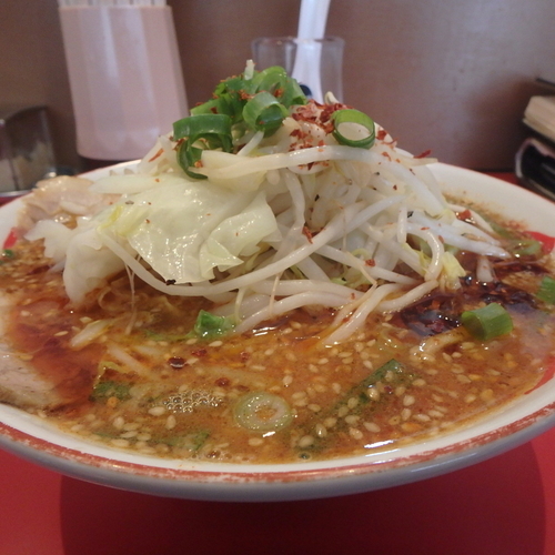 「辛いラーメン(860円)」@ラーメン 骨々亭の写真