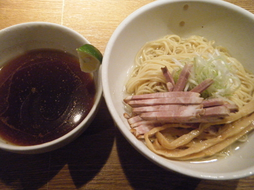 「７月限定：がごめ昆布出汁の冷醤油つけ麺720円」@中華そば 桃李の写真