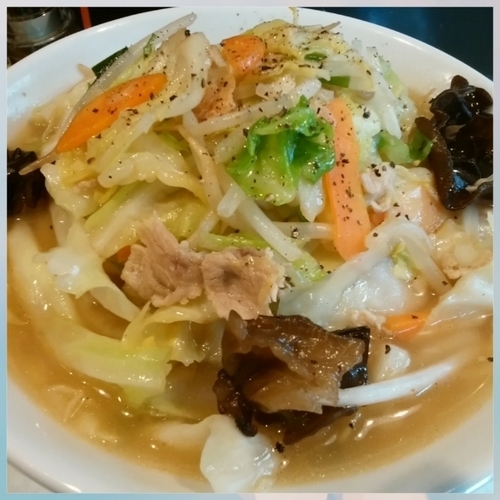 「たんめん（小・太麺）」@麺処 まるよし商店の写真