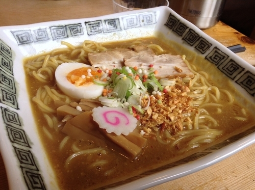 「味噌カレーらぁめん 大盛 ¥950」@玉響 高浜店の写真