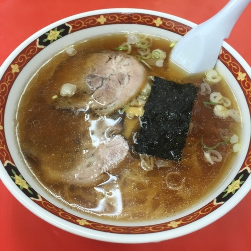 「手打中華そば 650円」@藤屋の写真