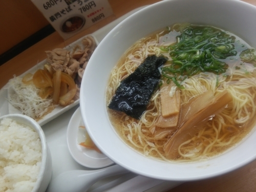 「東海スペシャル定食 ラーメン」@東海パーキングエリア下り スナックコーナーの写真