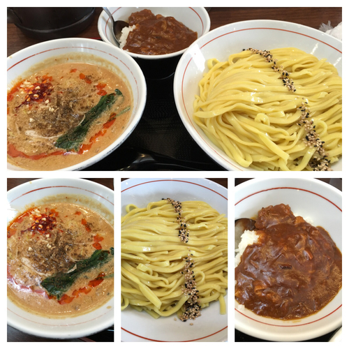 「期間限定  坦々つけ麺 850円＋20食限定 カレー丼 100円」@真喰者の写真
