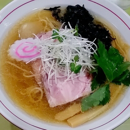 「【夏季限定】冷やし煮干し塩そば　７８０円」@溝ノ百合の写真