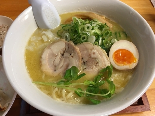 「鶏白湯塩味」@九六亭の写真