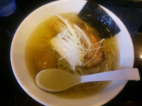 「煮玉子らーめん（塩）」@麺屋 千とせの写真