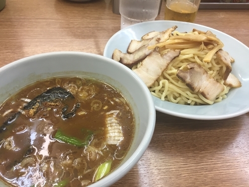 「チャーシューつけ麺」@名代らーめん 航海屋 新宿店の写真