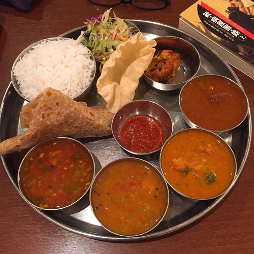 「ダクシン・ミールズ（ノンベジ）＋アチャール」@ダクシン 八重洲店の写真