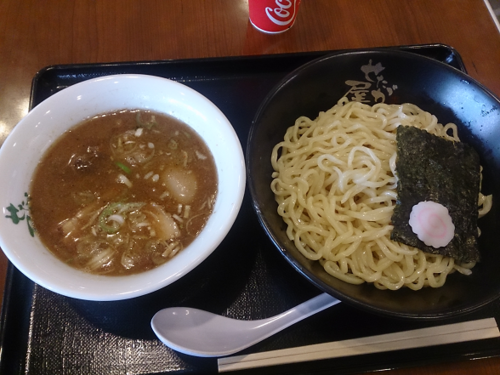 「煮干し系つけ麺＋味玉」@せたが屋 東京ドームシティ店の写真