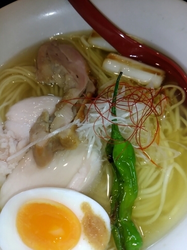 「【月一限定】三種地鶏特塩らぁ麺950円」@麺処 夏海の写真