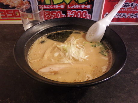 「味噌（麺ハーフ）」@ラーメン くるのや 恵庭店の写真