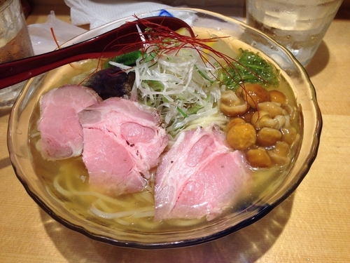 「「限定」鰹と鯵煮干の和風冷やしそば」@焼きあご塩らー麺 たかはし 新宿本店の写真