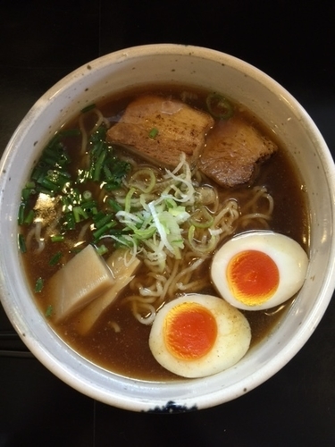 「醤油味玉」@らーめん まぜそば てっぺん 春日井店の写真