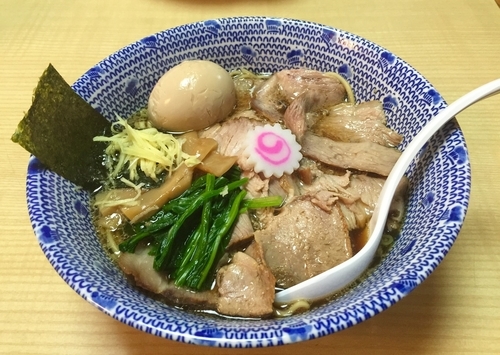 「チャーシュー中華そば 800円」@かみの屋の写真