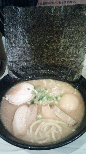 「魚介豚骨太特製らーめん 900円」@麺バカ息子の写真