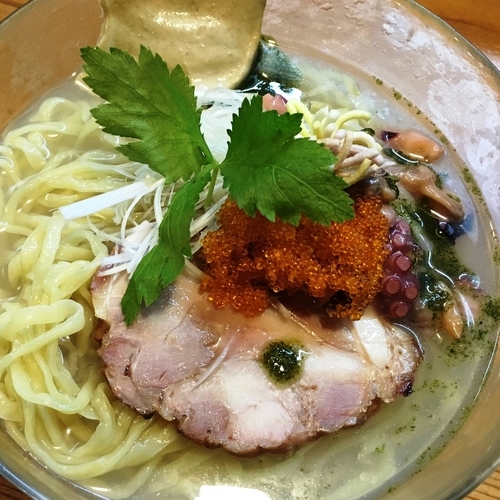 「【限定】冷やし貝鮮丸」@はりけんラーメン 南店の写真