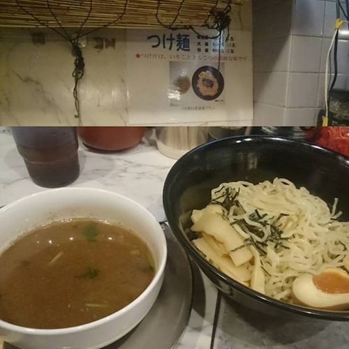 「つけ麺1.5玉」@中華そば 花京 京橋店の写真