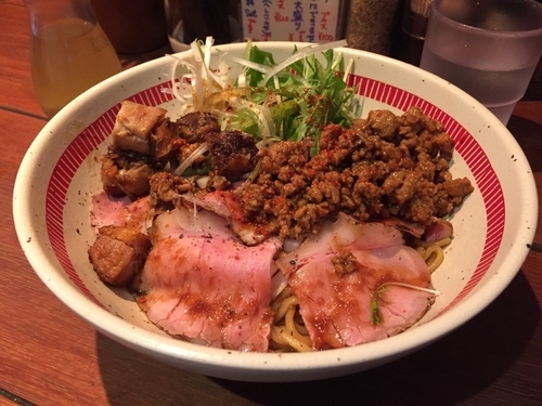 「肉盛りまぜそば」@麺屋 ほぃの写真