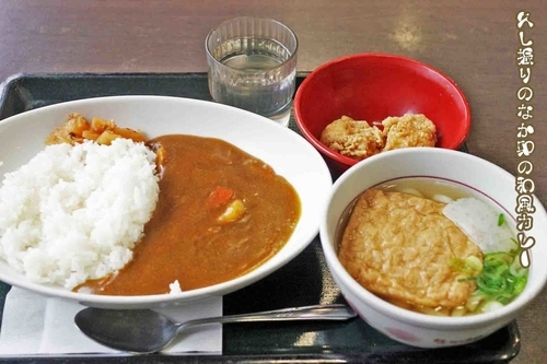 「小きつねうどん220円」@なか卯 上福岡店の写真