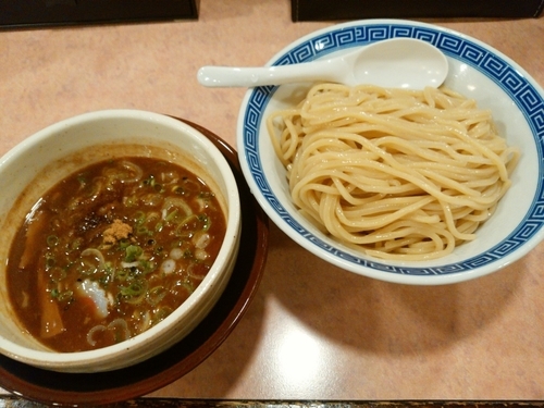 「つけ麺(絆盛・350g)780円→700円」@特級豚骨 中華そば湊生の写真
